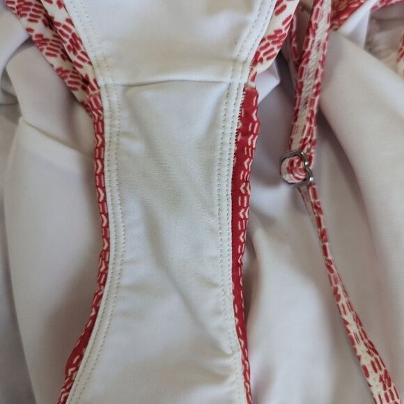 Tularosa Mixed Print Two Sided Maisie One Piece Ruffled Swimsuit Women's Sz M - Picture 10 of 11